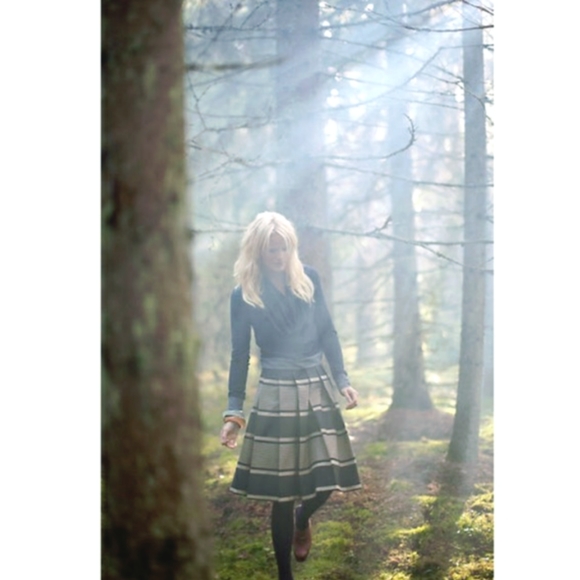 Anthropologie Pleated Skirt - Picture 3 of 6